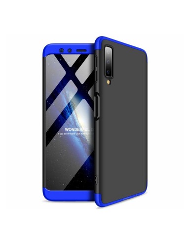 Funda Carcasa GKK 360 para Samsung Galaxy A7 (2018) Color Negra / Azul