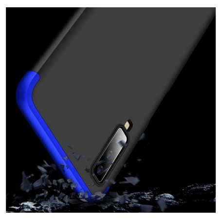 Funda Carcasa GKK 360 para Samsung Galaxy A7 (2018) Color Negra / Azul