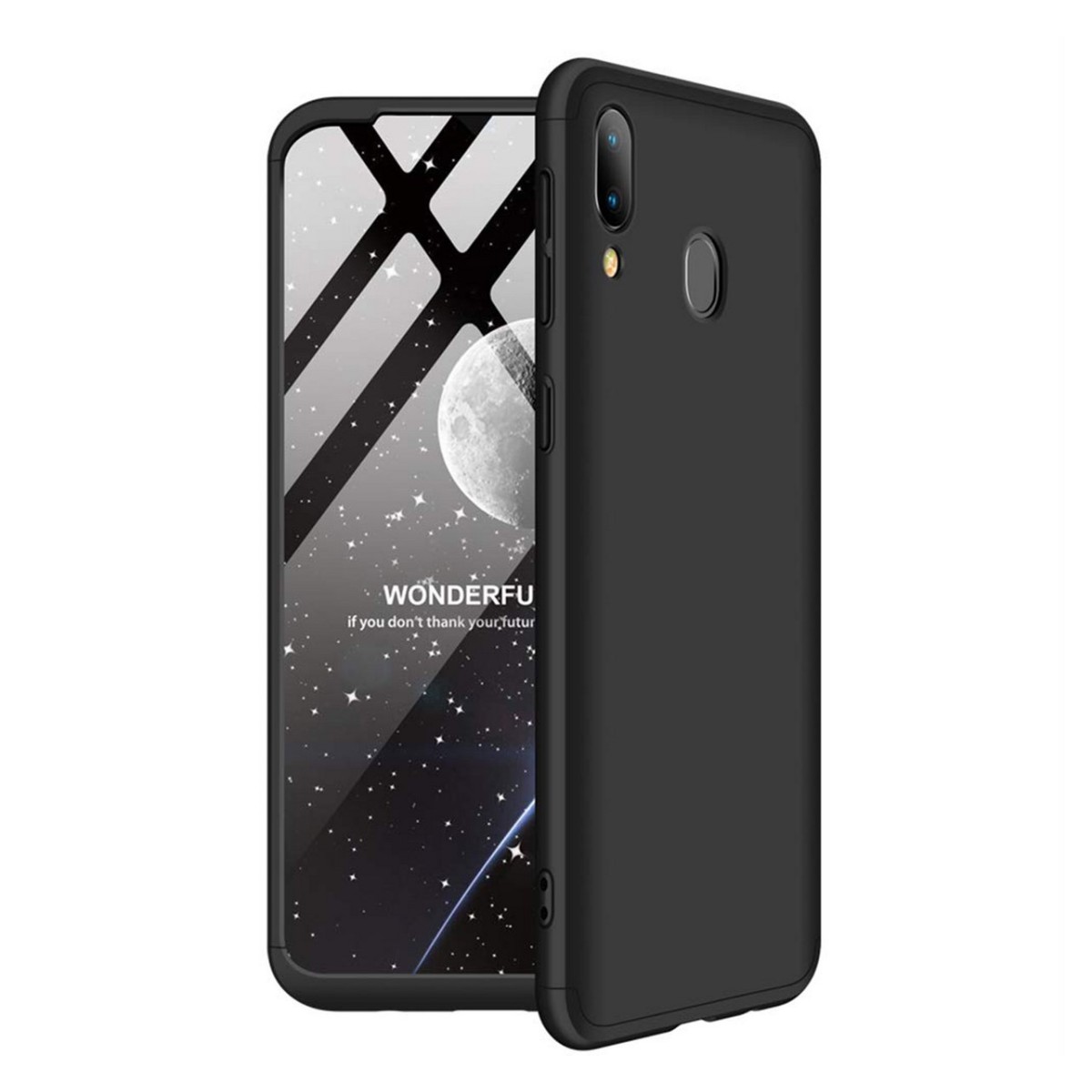 Funda Carcasa GKK 360 para Samsung Galaxy M20 Color Negra