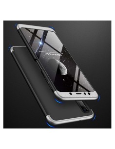Funda Carcasa GKK 360 para Samsung Galaxy A7 (2018) Color Negra / Plata