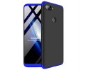 Funda Carcasa GKK 360 para Xiaomi Mi 8 Lite Color Negra / Azul