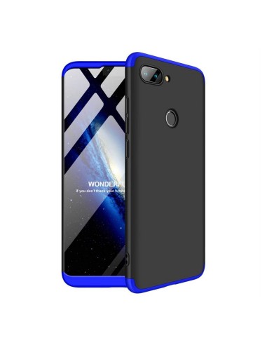 Funda Carcasa GKK 360 para Xiaomi Mi 8 Lite Color Negra / Azul