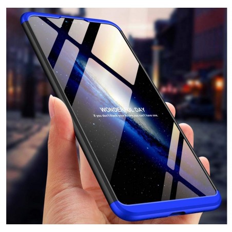 Funda Carcasa GKK 360 para Xiaomi Mi 8 Lite Color Negra / Azul