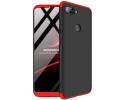 Funda Carcasa GKK 360 para Xiaomi Mi 8 Lite Color Negra / Roja