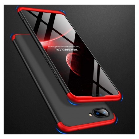 Funda Carcasa GKK 360 para Xiaomi Mi 8 Lite Color Negra / Roja