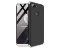 Funda Carcasa GKK 360 para Xiaomi Mi 8 Lite Color Negra / Plata