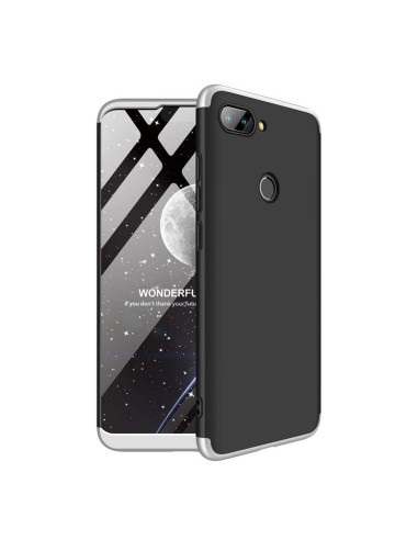 Funda Carcasa GKK 360 para Xiaomi Mi 8 Lite Color Negra / Plata