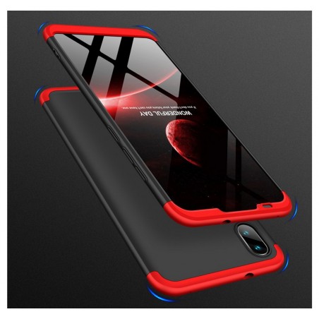Funda Carcasa GKK 360 para Xiaomi Mi Play Color Negra / Roja