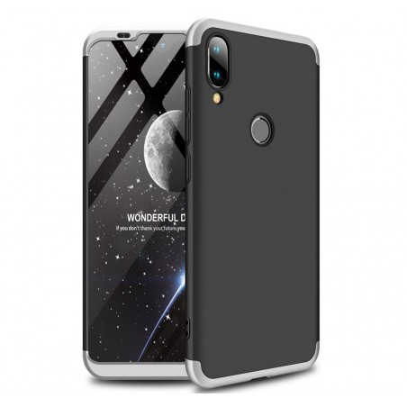 Funda Carcasa GKK 360 para Xiaomi Mi Play Color Negra / Plata