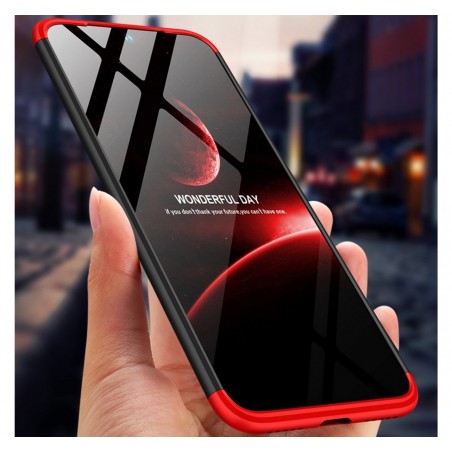 Funda Carcasa GKK 360 para Xiaomi Redmi Note 7 Color Negra / Roja