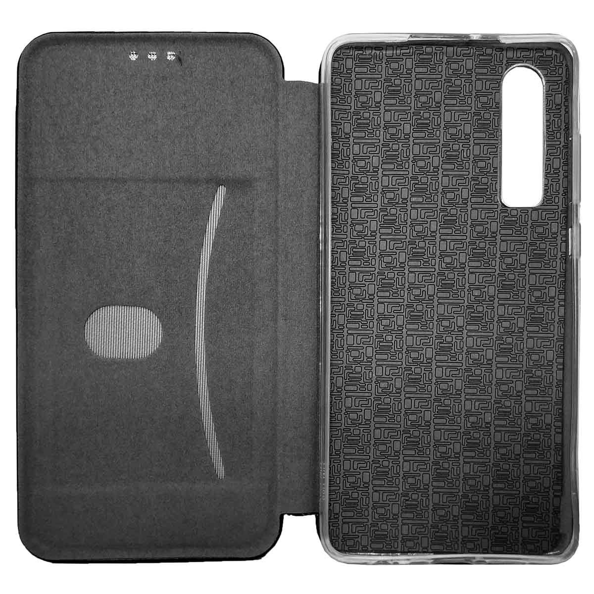 Funda Libro Soporte Magnética Elegance Negra para Huawei P30
