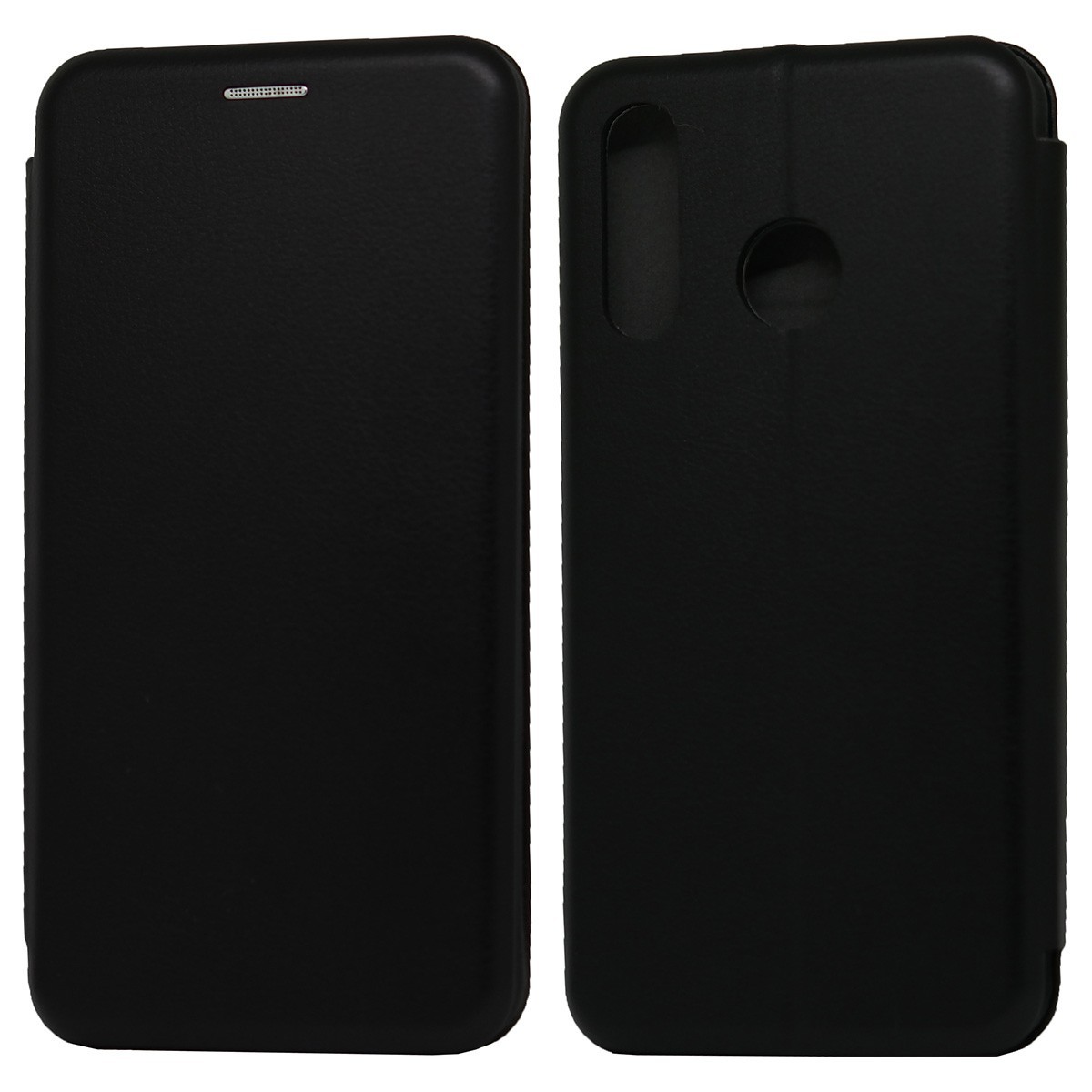 Funda Libro Soporte Magnética Elegance Negra para Huawei P30 Lite