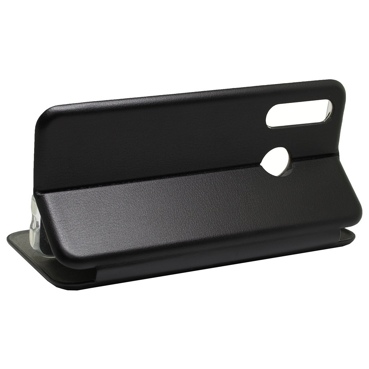 Funda Libro Soporte Magnética Elegance Negra para Huawei P30 Lite