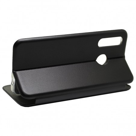 Funda Libro Soporte Magnética Elegance Negra para Huawei P30 Lite