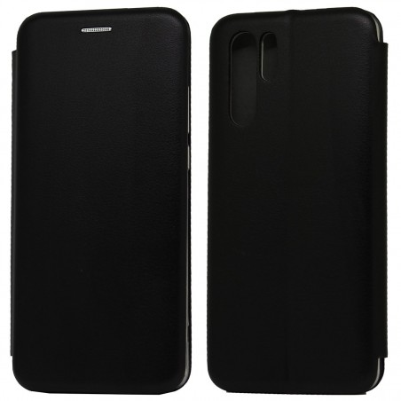 Funda Libro Soporte Magnética Elegance Negra para Huawei P30 Pro