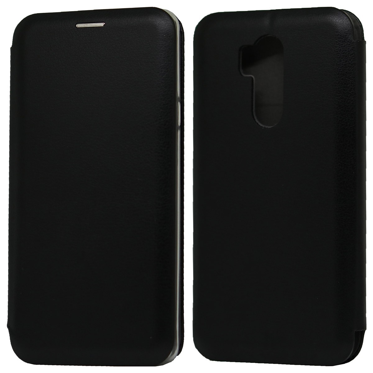 Funda Libro Soporte Magnética Elegance Negra para Lg G7 Thinq
