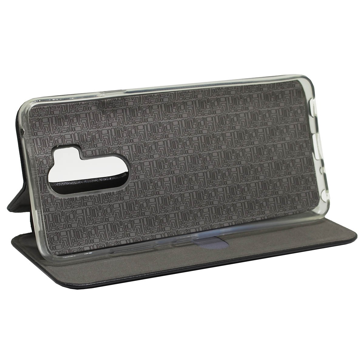 Funda Libro Soporte Magnética Elegance Negra para Lg G7 Thinq