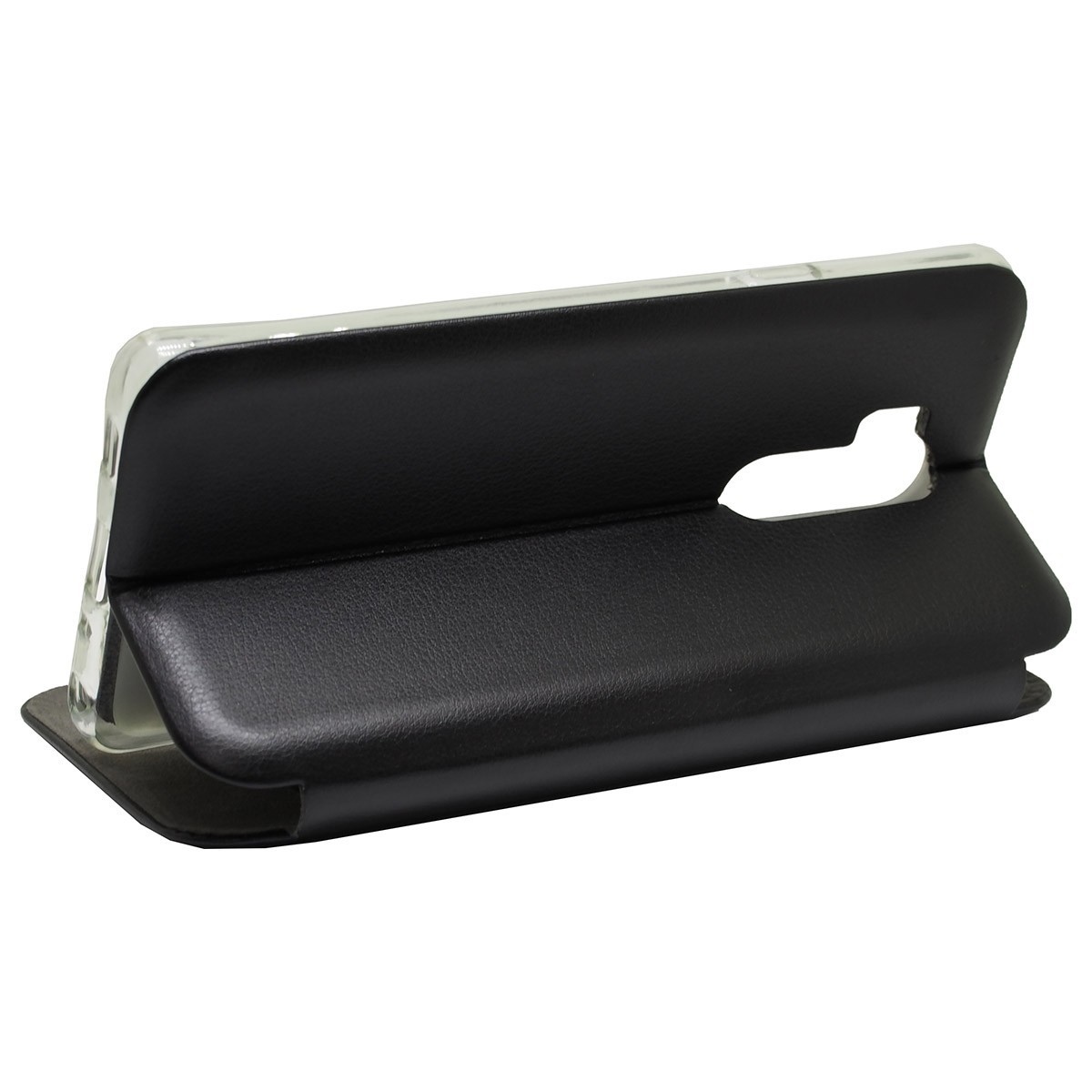 Funda Libro Soporte Magnética Elegance Negra para Lg G7 Thinq