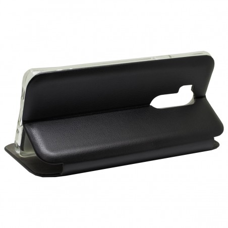 Funda Libro Soporte Magnética Elegance Negra para Lg G7 Thinq