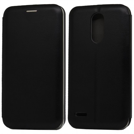 Funda Libro Soporte Magnética Elegance Negra para Lg K9