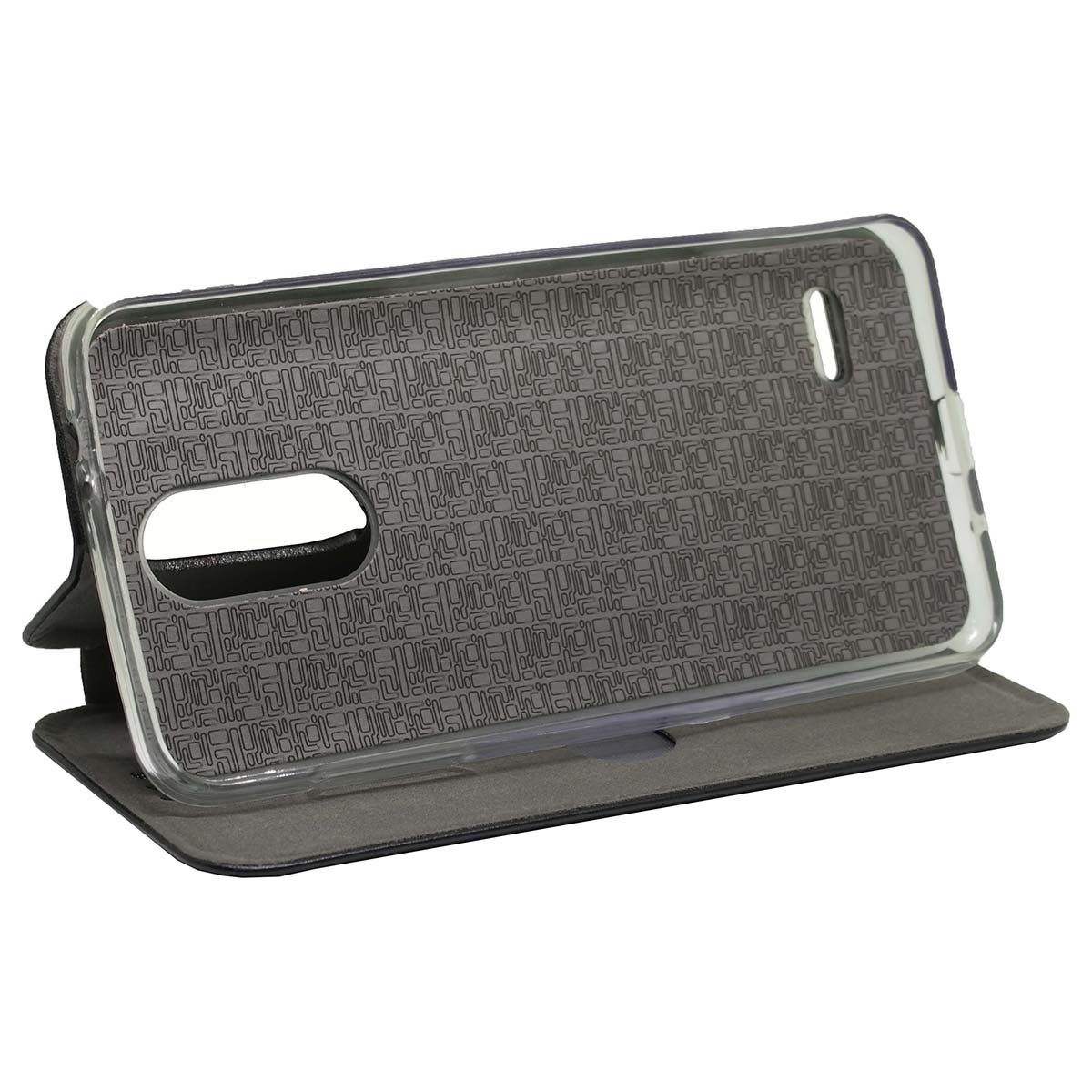 Funda Libro Soporte Magnética Elegance Negra para Lg K9