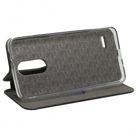 Funda Libro Soporte Magnética Elegance Negra para Lg K9