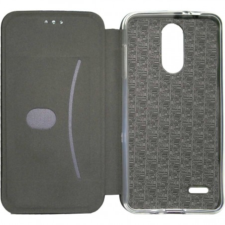 Funda Libro Soporte Magnética Elegance Negra para Lg K9
