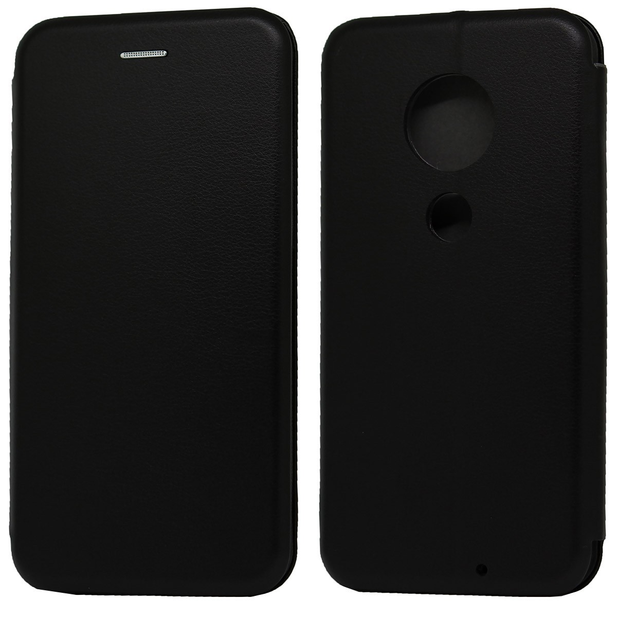 Funda Libro Soporte Magnética Elegance Negra para Motorola Moto G7 / G7 Plus