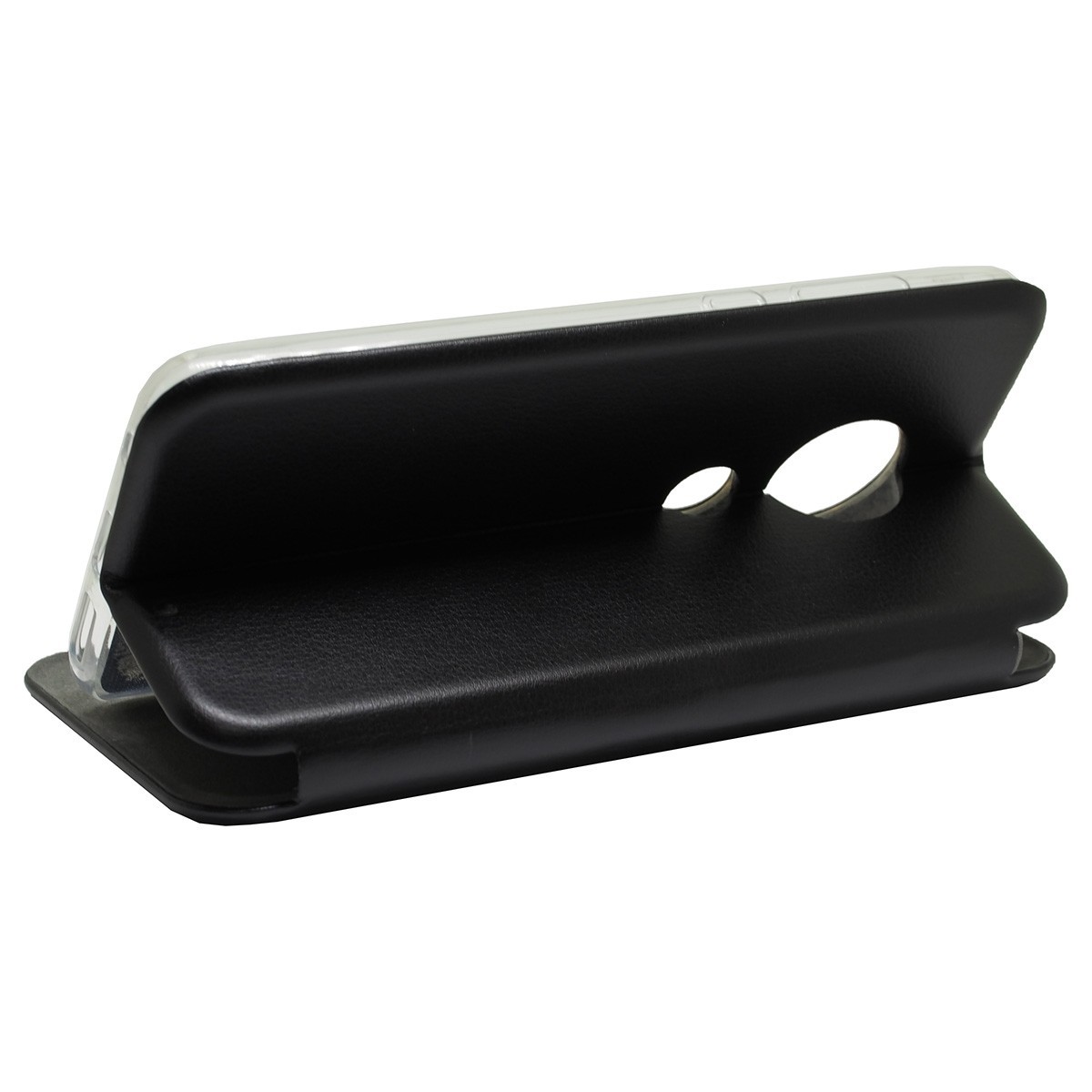 Funda Libro Soporte Magnética Elegance Negra para Motorola Moto G7 / G7 Plus