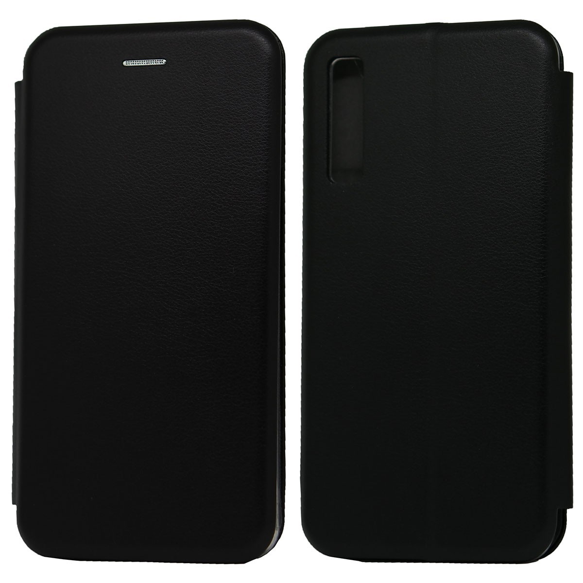 Funda Libro Soporte Magnética Elegance Negra para Samsung Galaxy A7 (2018)