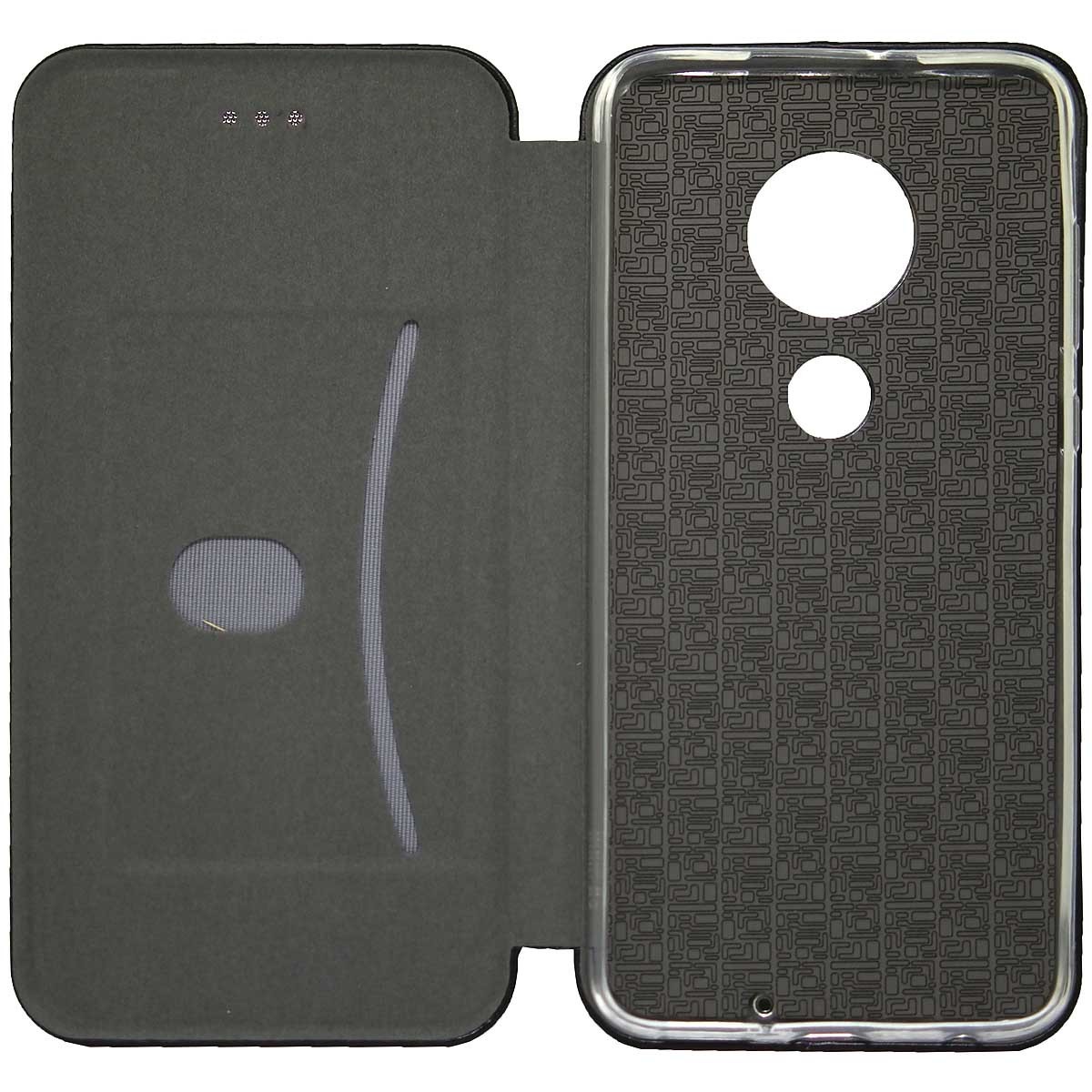 Funda Libro Soporte Magnética Elegance Negra para Motorola Moto G7 / G7 Plus