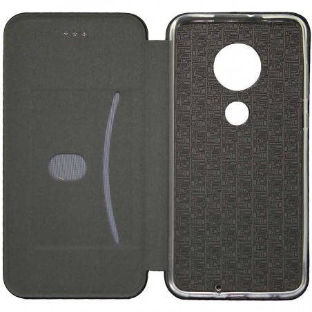 Funda Libro Soporte Magnética Elegance Negra para Motorola Moto G7 / G7 Plus