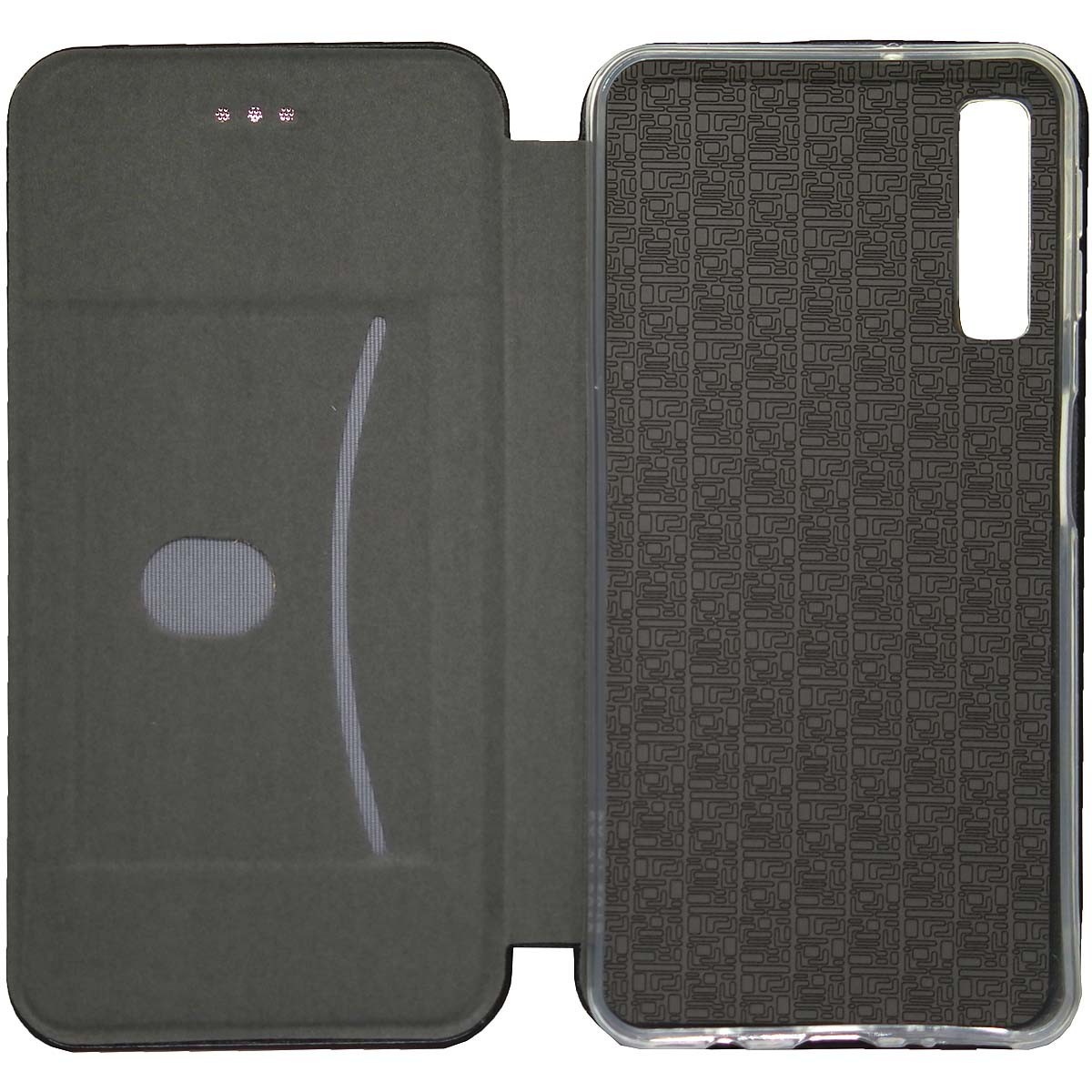 Funda Libro Soporte Magnética Elegance Negra para Samsung Galaxy A7 (2018)
