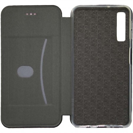 Funda Libro Soporte Magnética Elegance Negra para Samsung Galaxy A7 (2018)