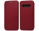 Funda Libro Soporte Magnética Elegance Roja para Samsung Galaxy S10