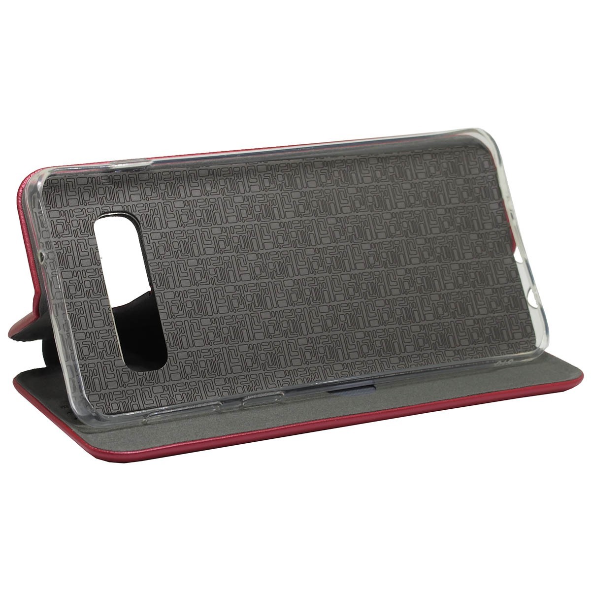 Funda Libro Soporte Magnética Elegance Roja para Samsung Galaxy S10