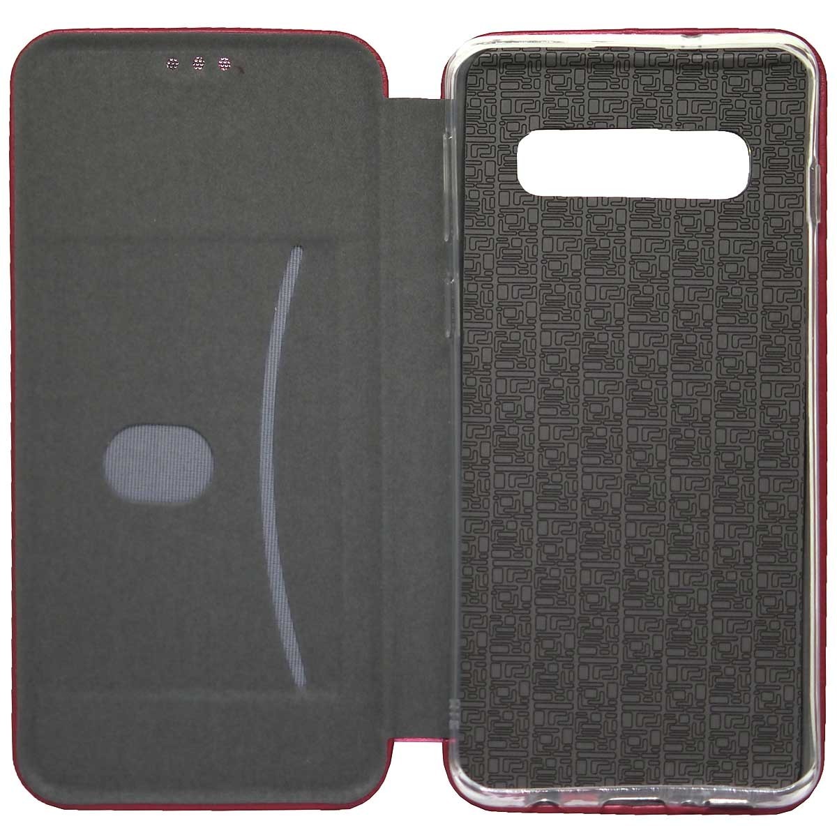 Funda Libro Soporte Magnética Elegance Roja para Samsung Galaxy S10