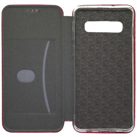 Funda Libro Soporte Magnética Elegance Roja para Samsung Galaxy S10