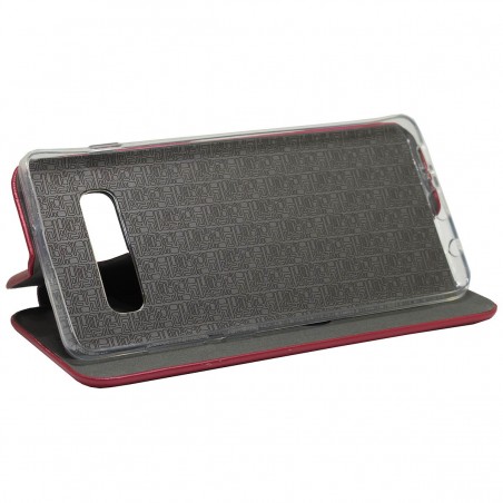 Funda Libro Soporte Magnética Elegance Roja para Samsung Galaxy S10 Plus