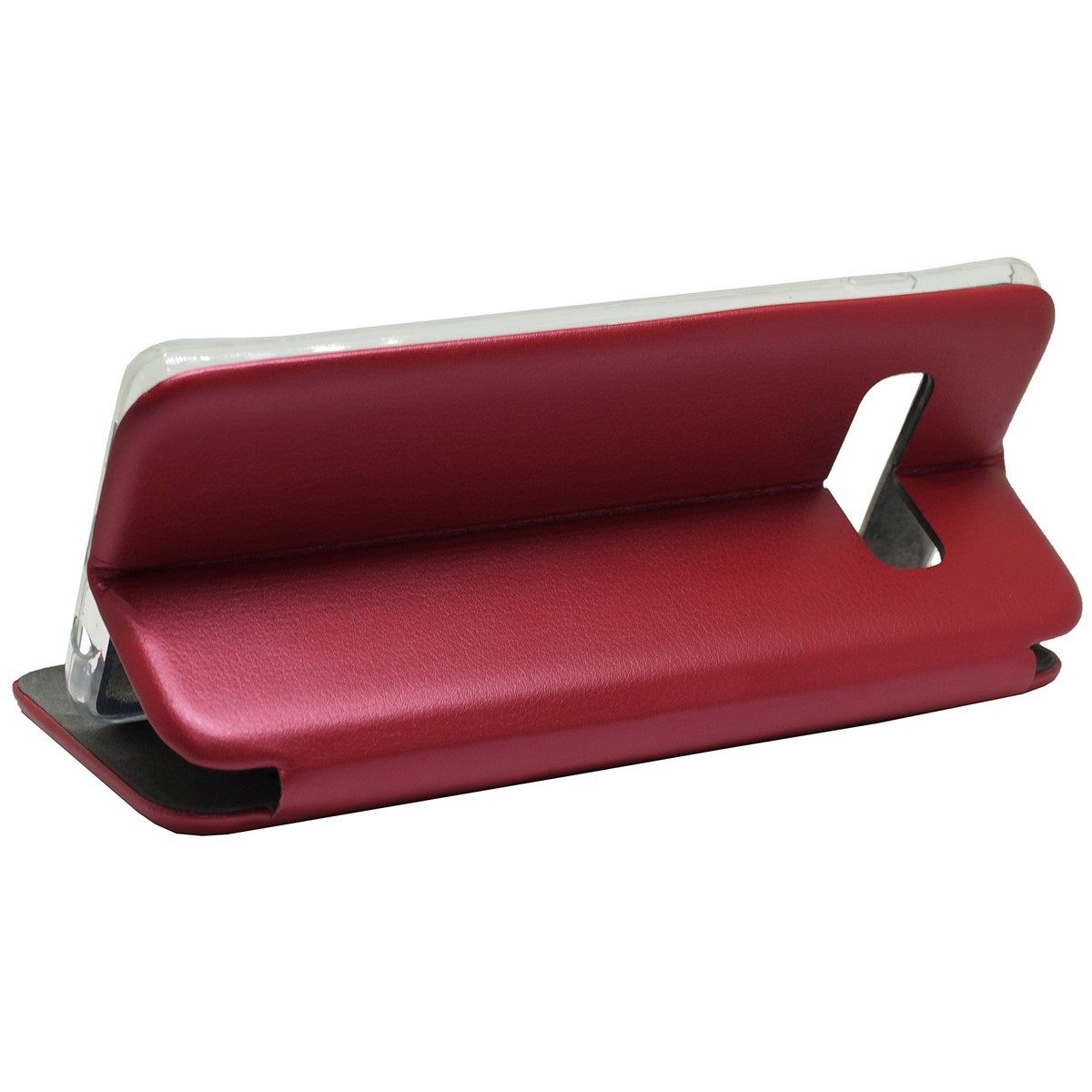 Funda Libro Soporte Magnética Elegance Roja para Samsung Galaxy S10 Plus