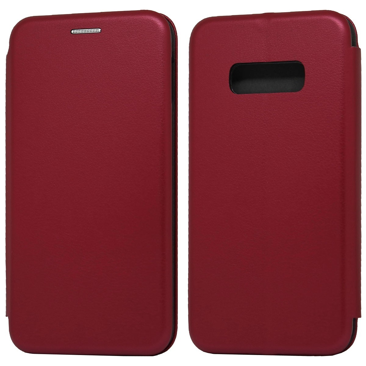 Funda Libro Soporte Magnética Elegance Roja para Samsung Galaxy S10e