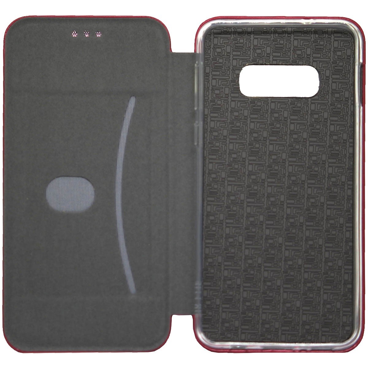 Funda Libro Soporte Magnética Elegance Roja para Samsung Galaxy S10e