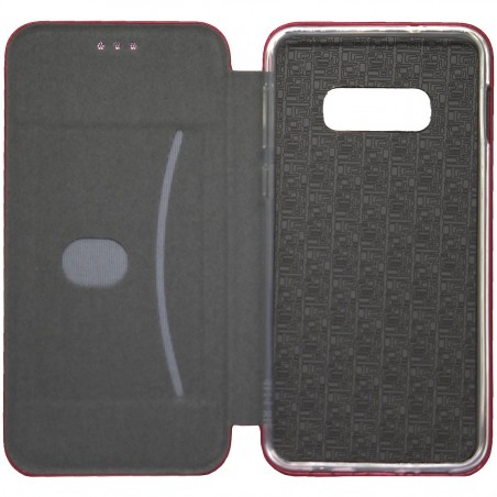 Funda Libro Soporte Magnética Elegance Roja para Samsung Galaxy S10e
