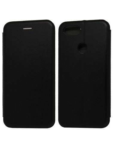 Funda Libro Soporte Magnética Elegance Negra para Xiaomi Mi 8 Lite