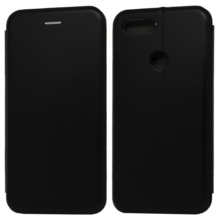 Funda Libro Soporte Magnética Elegance Negra para Xiaomi Mi 8 Lite