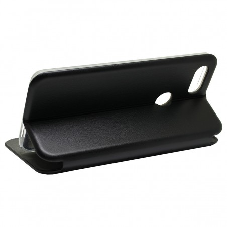 Funda Libro Soporte Magnética Elegance Negra para Xiaomi Mi 8 Lite