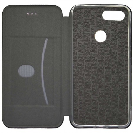 Funda Libro Soporte Magnética Elegance Negra para Xiaomi Mi 8 Lite
