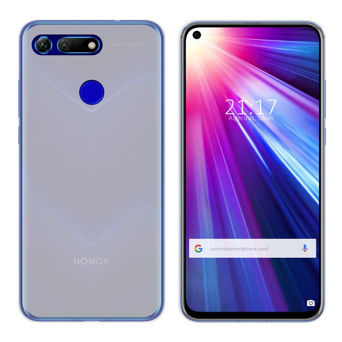Funda Gel Tpu para Huawei Honor View 20 Color Transparente