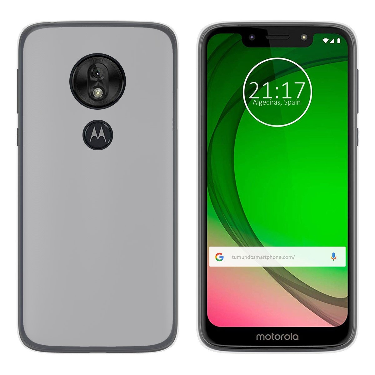 Funda Gel Tpu para Motorola Moto G7 Play Color Transparente