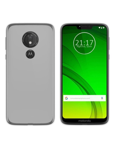 Funda Gel Tpu para Motorola Moto G7 Power Color Transparente